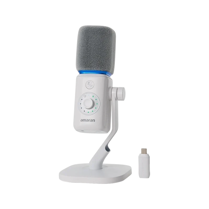 AMARAN Mic Desktop Stand Kit (White)