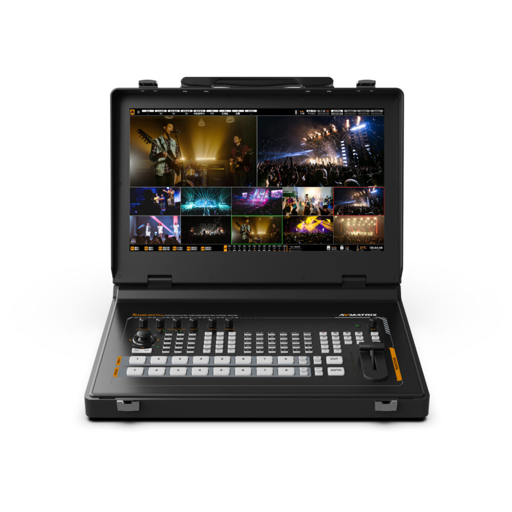 AVMATRIX Shark S8X Plus-NDI 8ch SDI/HDMI Portable Video Switcher with NDI-HX