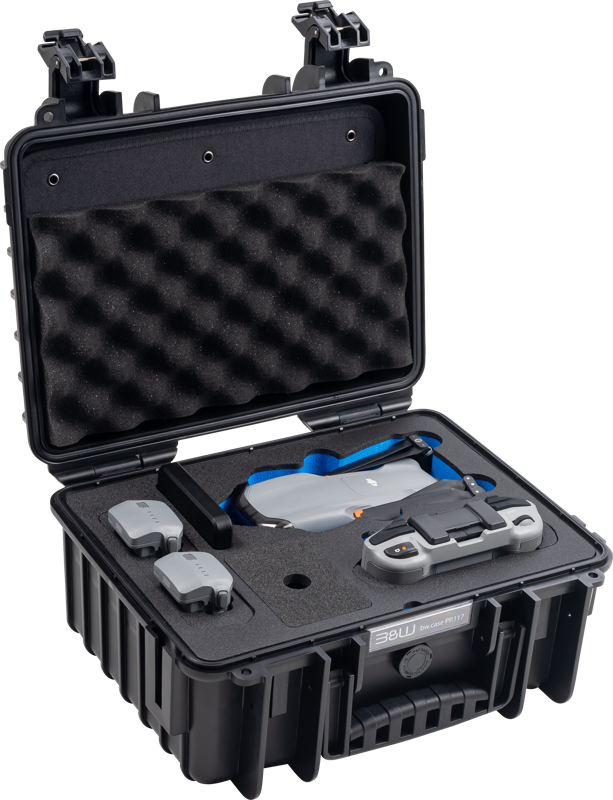 BW Outdoor Cases Type 3000 for DJI Air 3 / DJI Air 3S / Black (MOQ 25pcs)