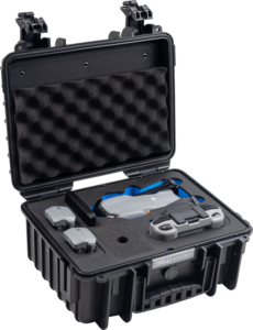 BW Outdoor Cases Type 3000 for DJI Air 3 / DJI Air 3S / Black