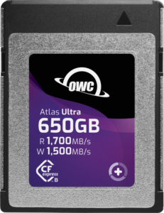 OWC CFexpress Atlas Ultra R1700/W1500 (Type B) 650GB