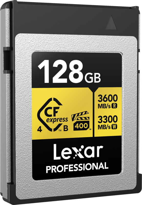 LEXAR CFexpress Pro Gold R3600/W3300 128GB