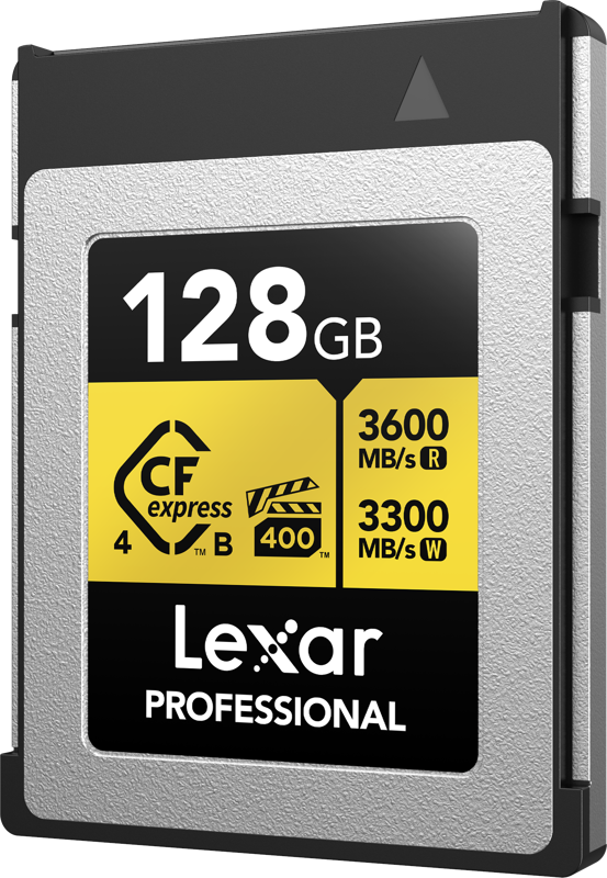 LEXAR CFexpress Pro Gold R3600/W3300 128GB