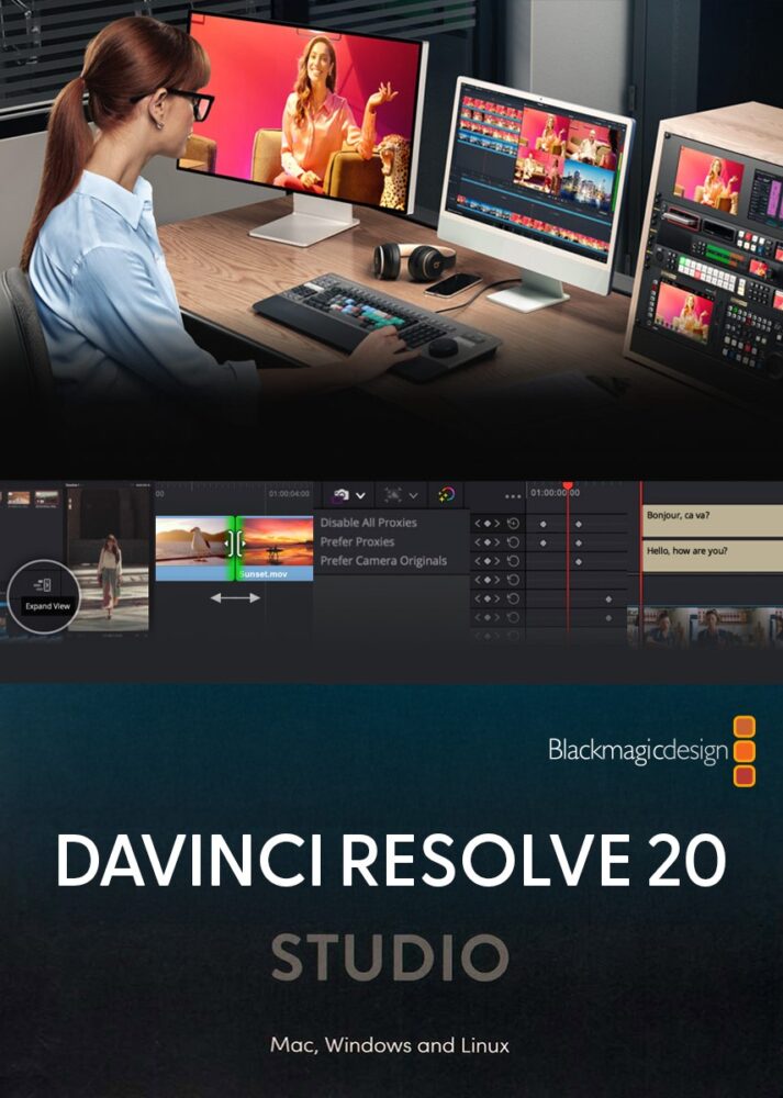 Blackmagic Design DaVinci Resolve Studio with USB dongle