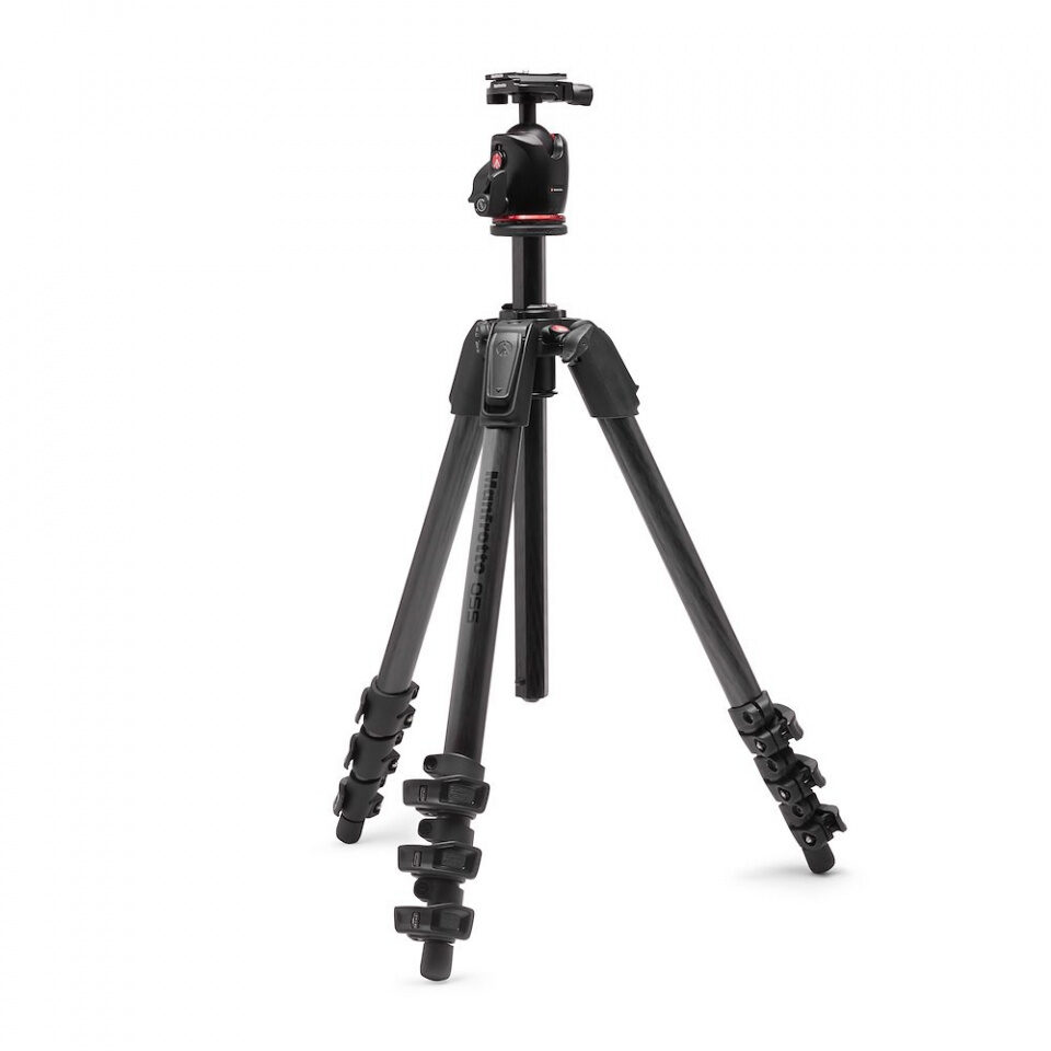 Manfrotto 055XPRO AS carbon tripod kit with ball head