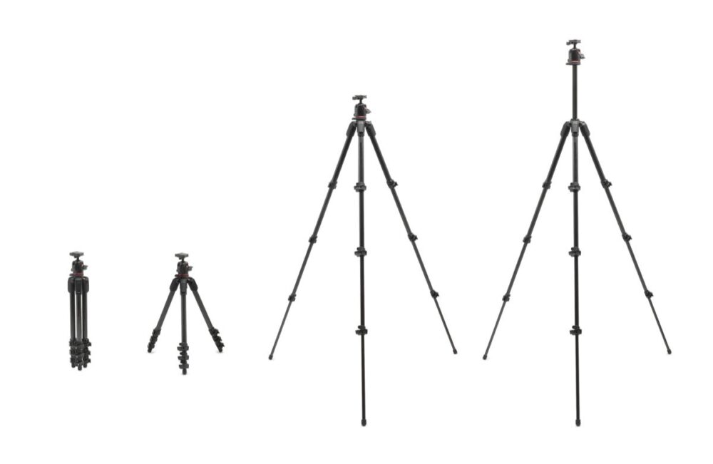 Manfrotto 055XPRO AS carbon tripod kit with ball head