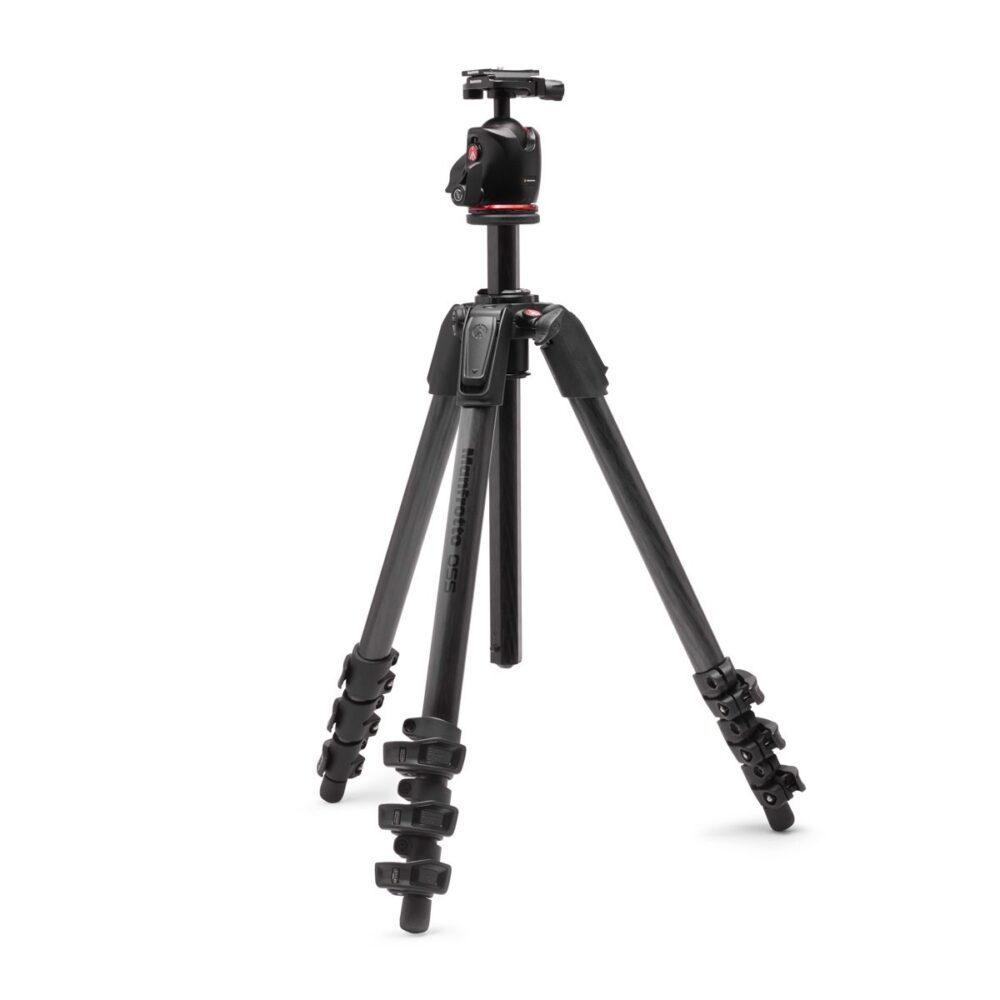 Manfrotto 055XPRO AS carbon tripod kit with ball head