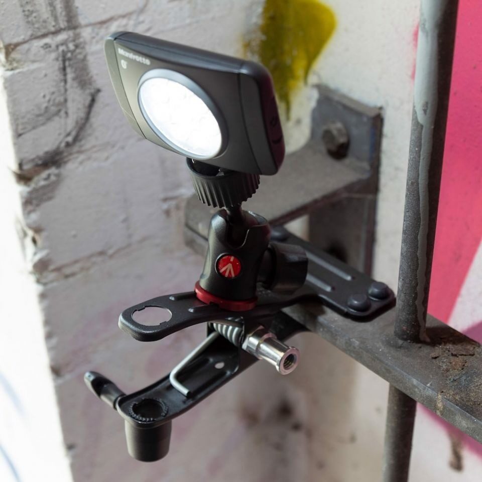 Manfrotto 175F-2 Cold Shoe Spring Clamp with Ball Head