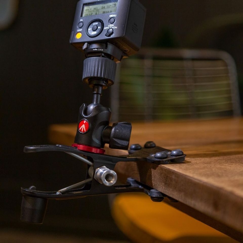 Manfrotto 175F-2 Cold Shoe Spring Clamp with Ball Head