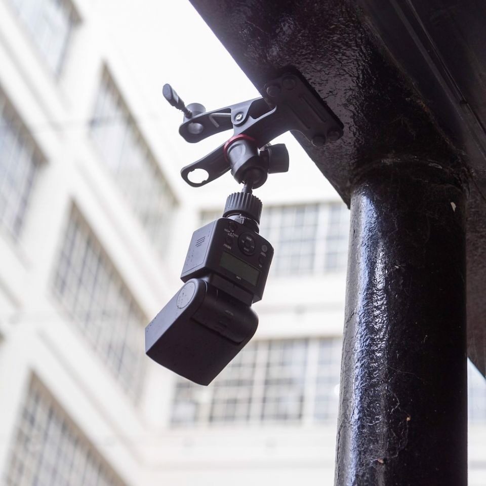 Manfrotto 175F-2 Cold Shoe Spring Clamp with Ball Head