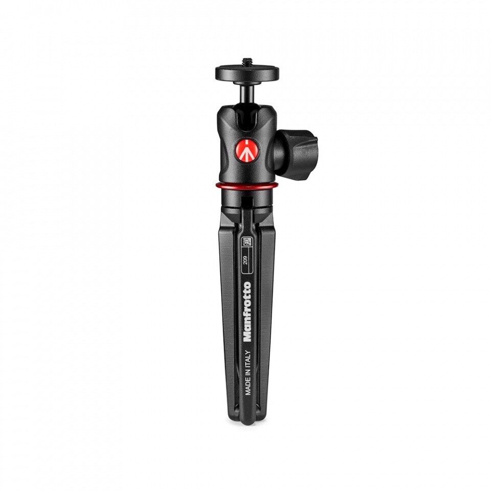 Manfrotto 209 tabletop tripod with 492 ball head and extension