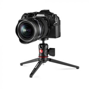 Manfrotto 209 tabletop tripod with 492 ball head and extension