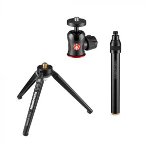 Manfrotto 209 tabletop tripod with 492 ball head and extension