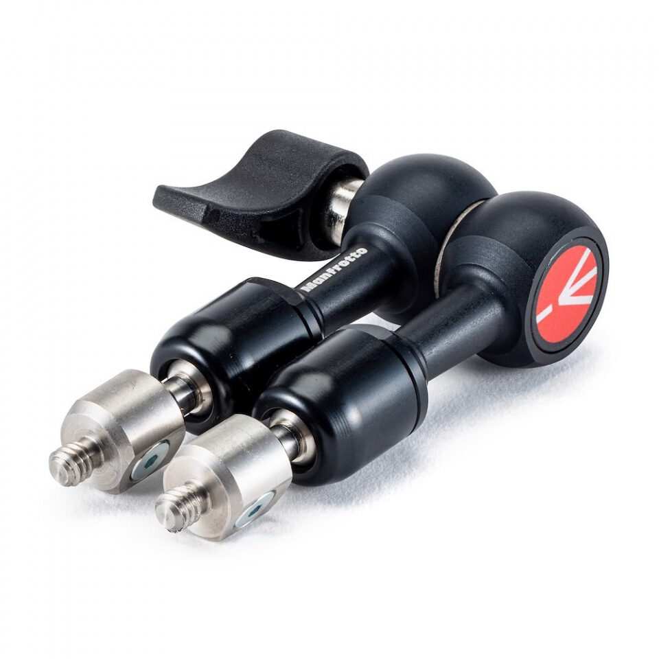 Manfrotto 244MICRO – 15 cm variable-friction arm with interchangeable adapters