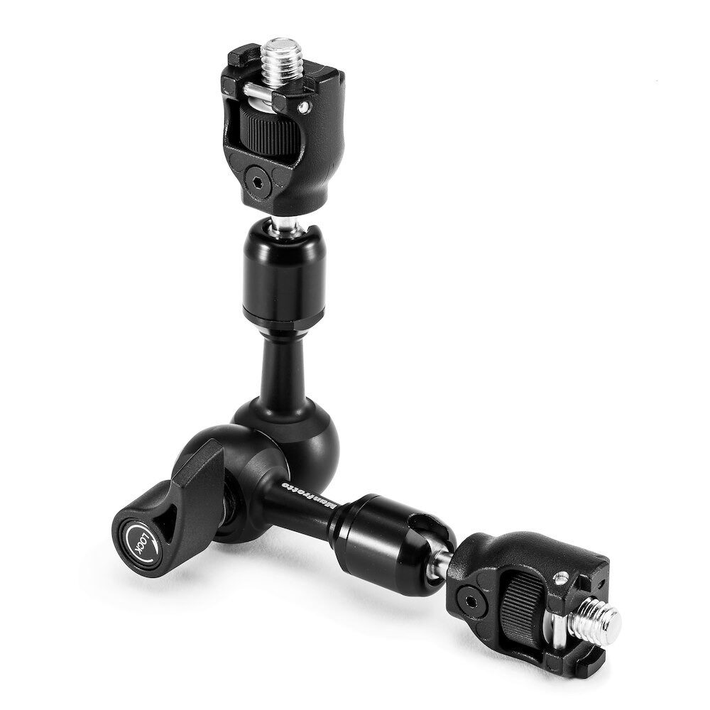 Manfrotto 244MICRO-AR 15 cm Variable Friction Arm with 3/8″ AR Adapters