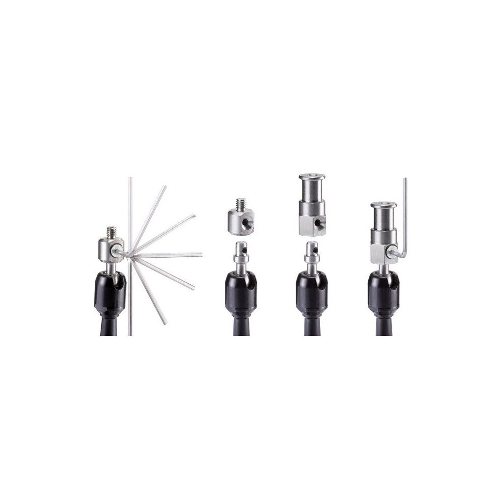 Manfrotto 244MINI 24 cm Variable Friction Arm with 1/4″ and 3/8″ Adapters