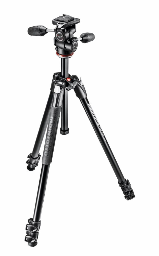 Manfrotto 290 Xtra Aluminium 3-Section Tripod with 3W head