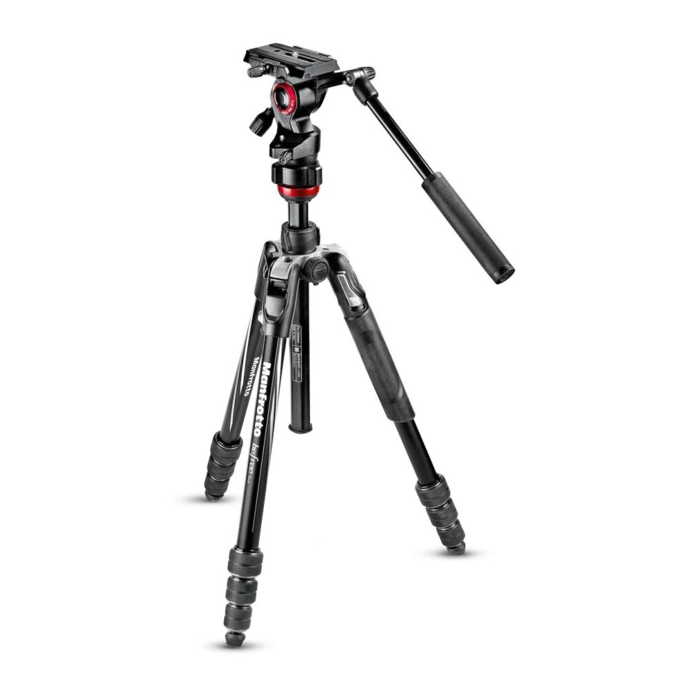 Manfrotto Befree Live – aluminium video tripod M‑Lock/Twist