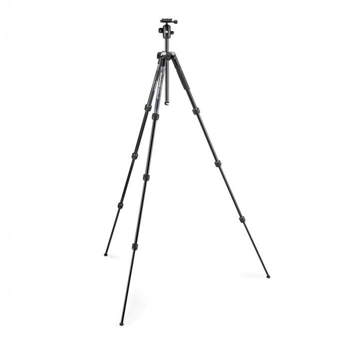 Manfrotto Element MII Aluminium Black – Travel Tripod with Ball Head