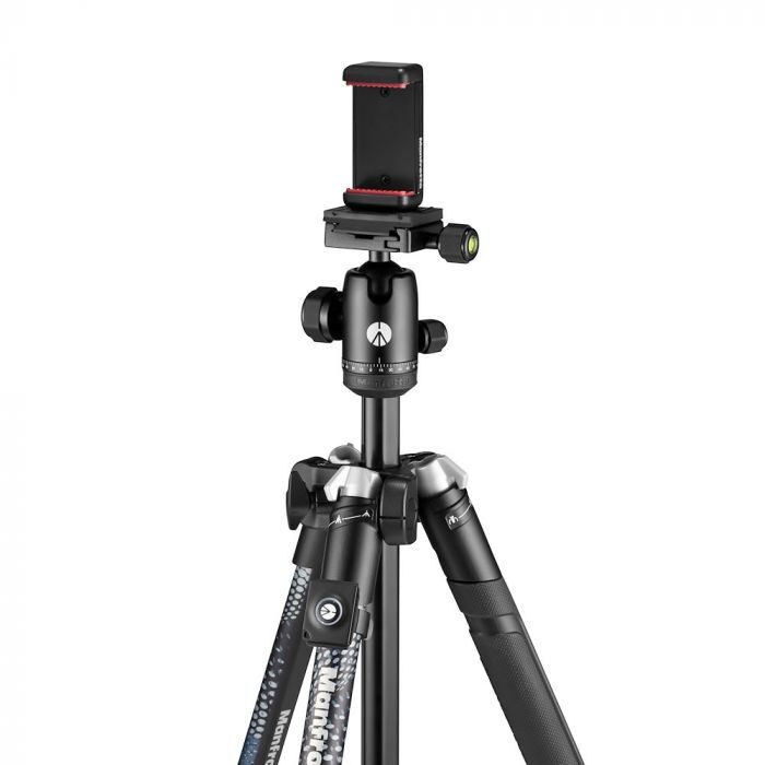 Manfrotto Element MII Mobile Bluetooth Aluminium Black Travel Tripod Kit