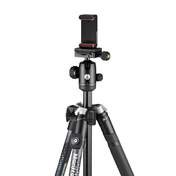 Manfrotto Element MII Mobile Bluetooth Aluminium Black Travel Tripod Kit