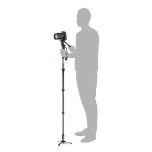 Manfrotto Element MII Video Monopod Aluminium Kit with Fluid Head
