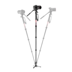 Manfrotto Element MII Video Monopod Aluminium Kit with Fluid Head