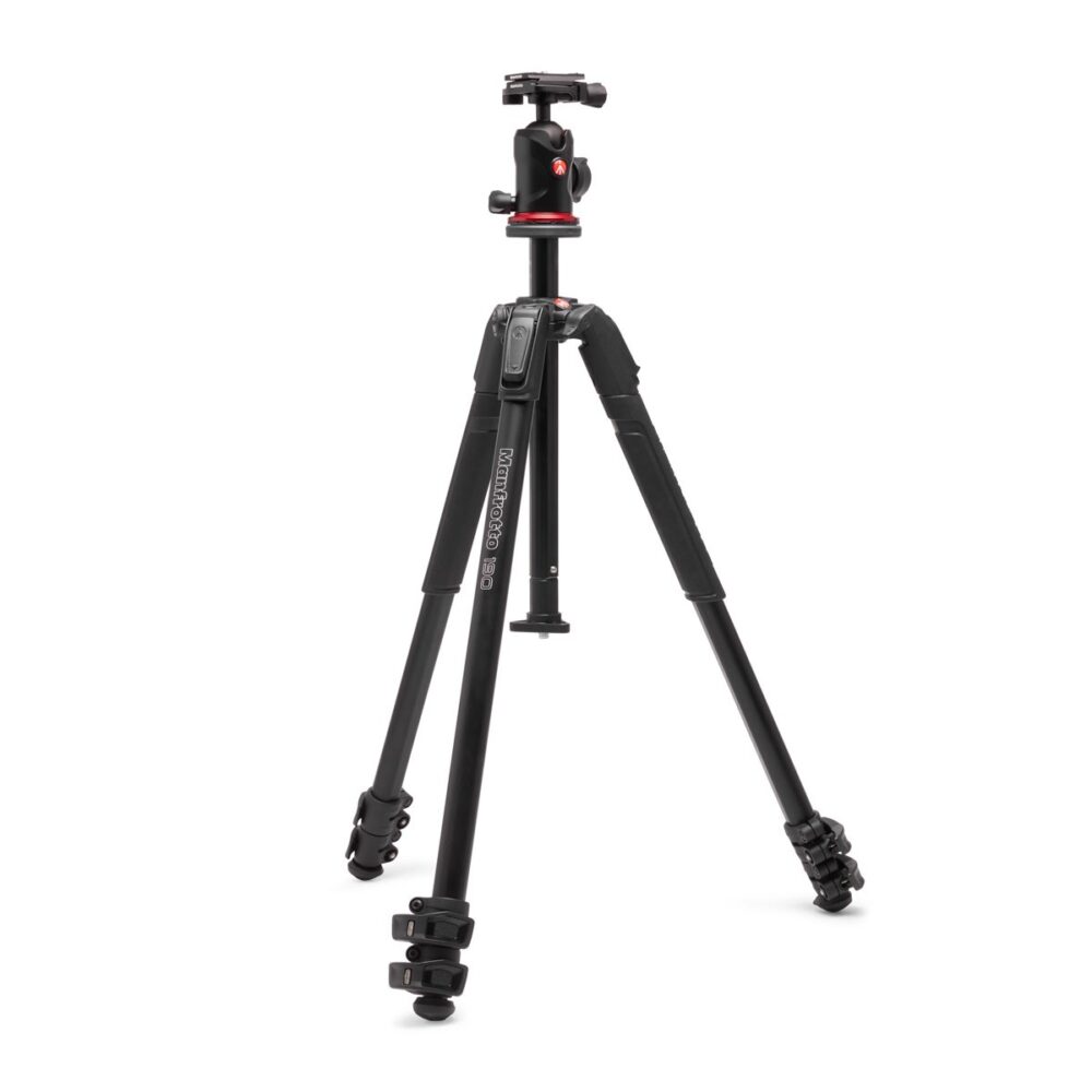 Manfrotto MK190X3-Q6T – 190X AS aluminium tripod with 496 ball head
