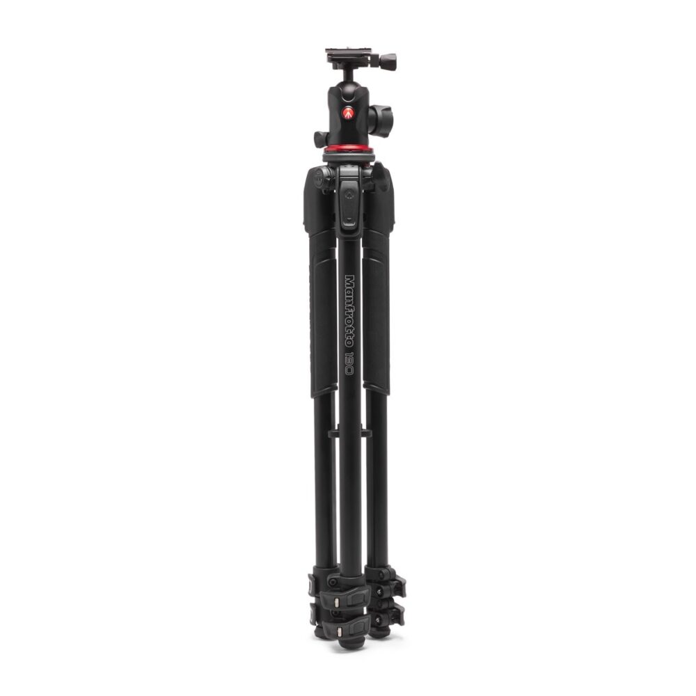 Manfrotto MK190X3-Q6T – 190X AS aluminium tripod with 496 ball head