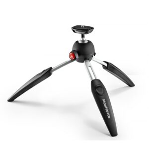 Manfrotto PIXI EVO MTPIXIEVO-BK – black two-section mini tripod
