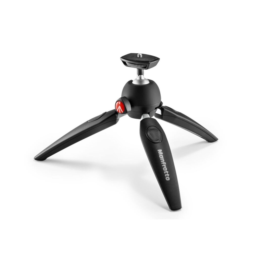 Manfrotto PIXI EVO MTPIXIEVO-BK – black two-section mini tripod