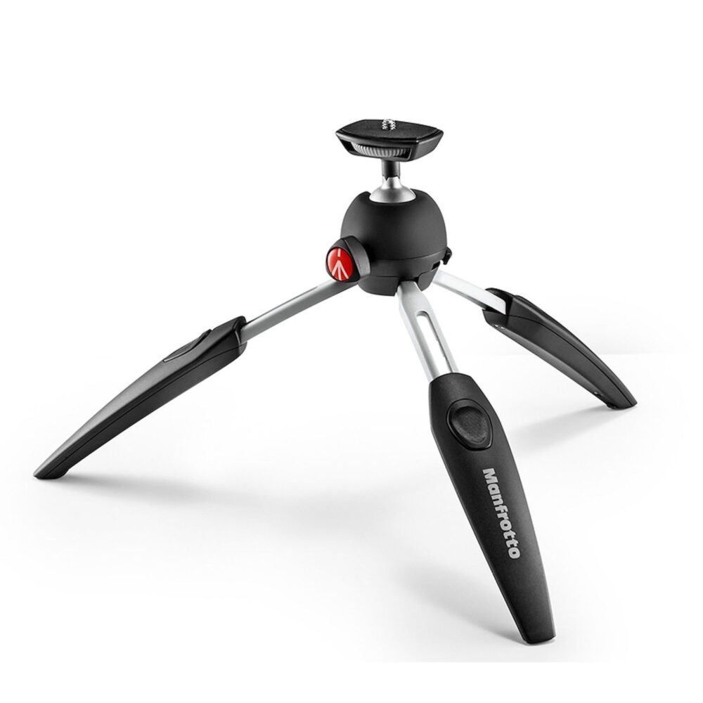 Manfrotto PIXI EVO MTPIXIEVO-BK – black two-section mini tripod