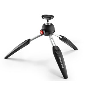 Manfrotto PIXI EVO MTPIXIEVO-BK – black two-section mini tripod