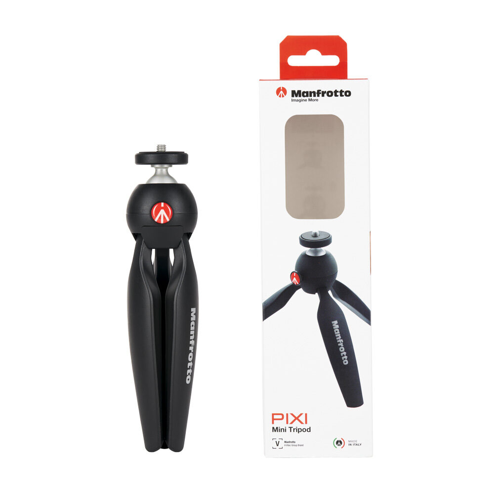 Manfrotto PIXI MII MTPIXIMII-B – Black Mini Tripod