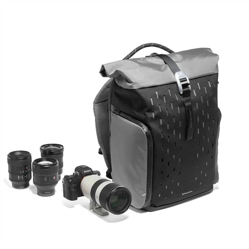 Manfrotto UNCOVER Backpack 30L – Expandable Camera Backpack