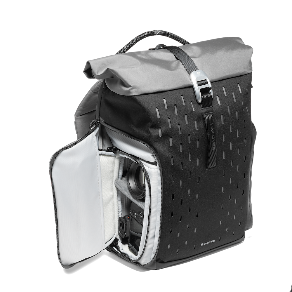 Manfrotto UNCOVER Backpack 30L – Expandable Camera Backpack