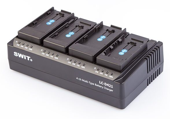 SWIT LC-D421 4-channel charger