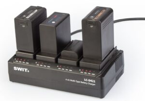 SWIT LC-D421 4-channel charger
