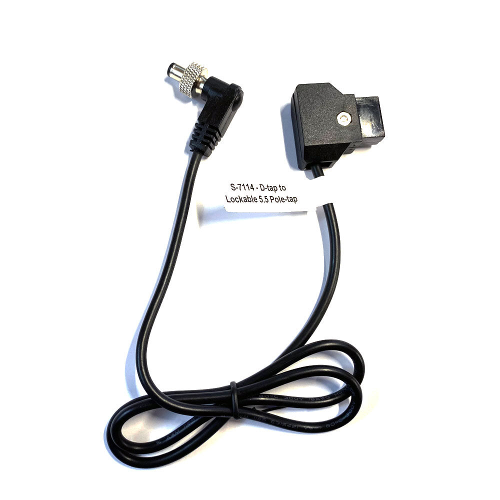 SWIT S-7114 D-TAP to DC 5.5/2.1 mm Lock Power Cable