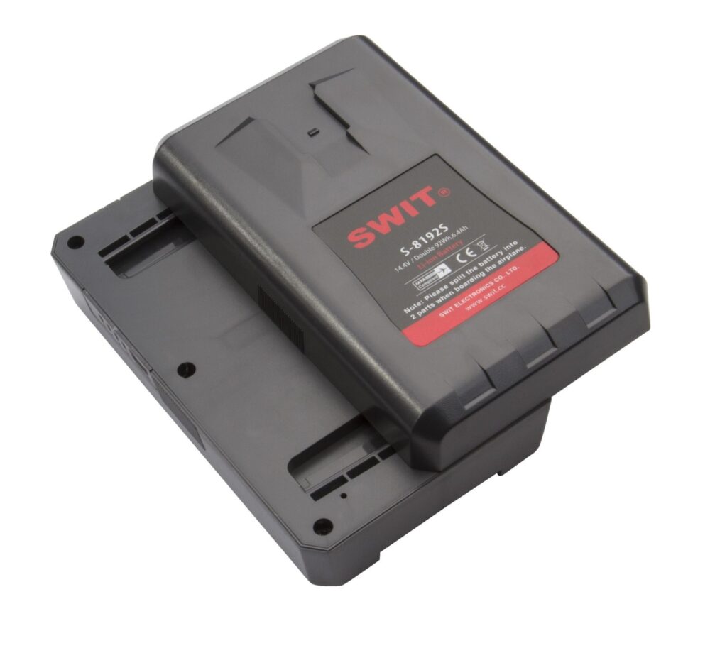 SWIT S-8192S | 92+92Wh Dividable V-mount Battery Pack, V-Mount