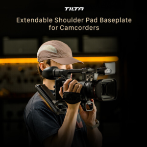 Tilta Extendable Shoulder Pad Baseplate for Camcorders - Black