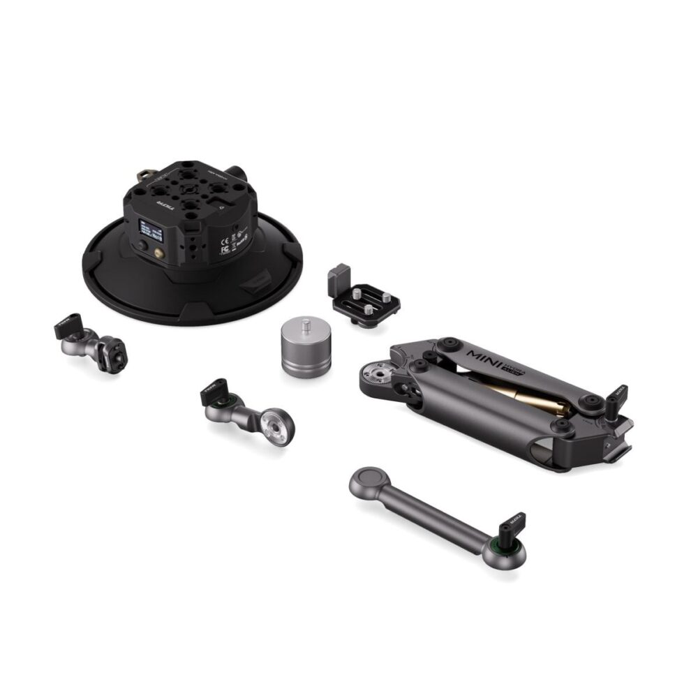 Tilta Hydra Alien Mini Electronic Suction Cup (6″) Kit - Titanium Gray(with Internal Batteries)