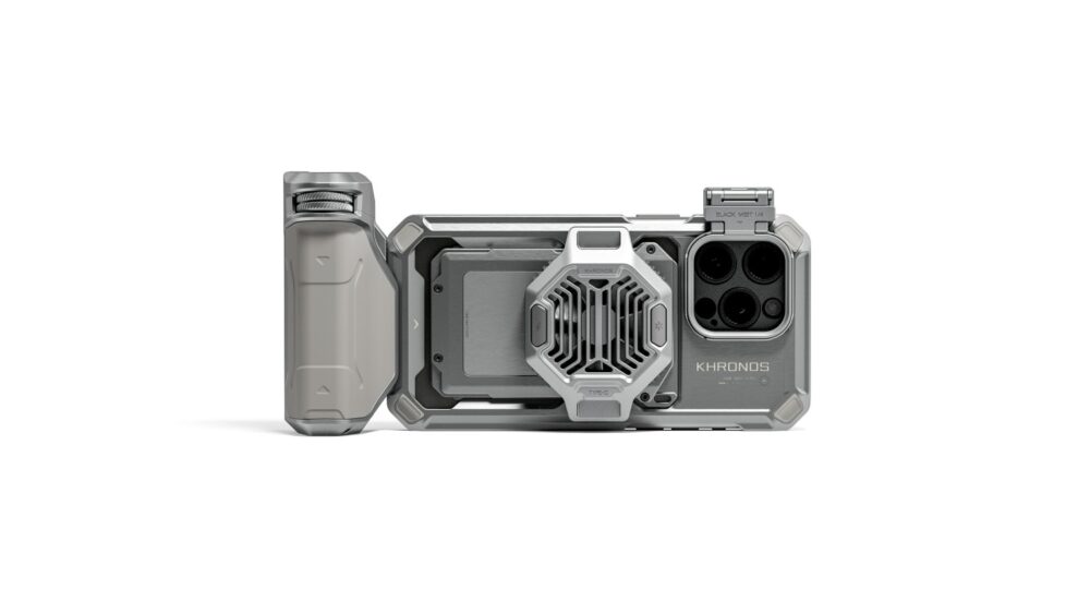 Tilta Khronos iPhone 15 Pro Max Advanced Kit - Titanium White with battery