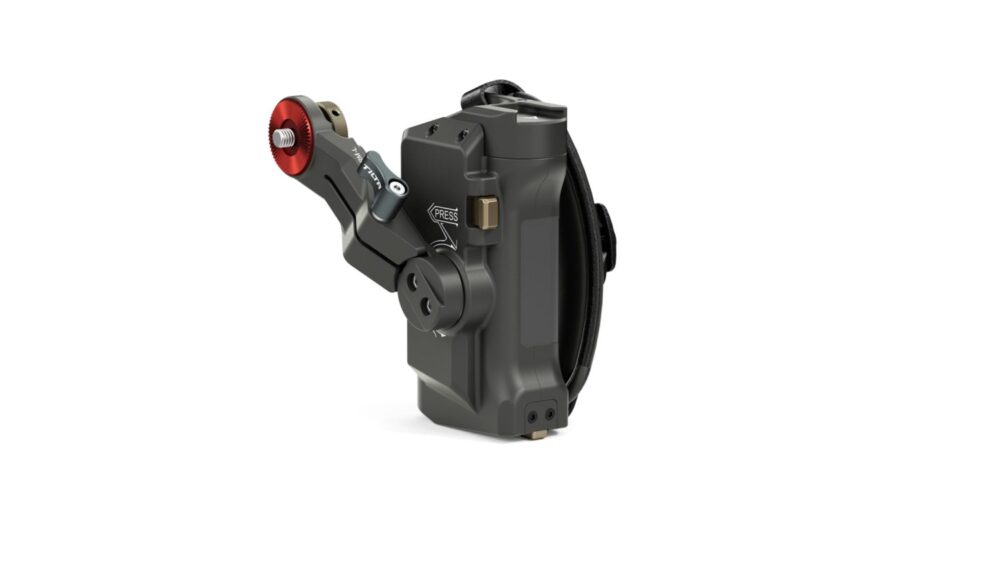 Tiltaing Left Side Advanced Power Handle with Run/Stop Type V (F570 Battery)- Tilta Gray