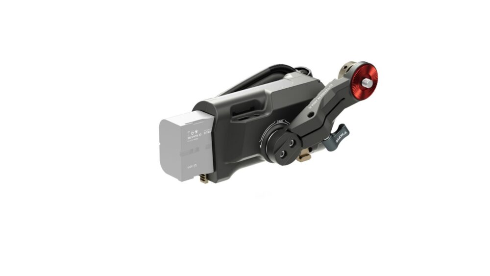 Tiltaing Left Side Advanced Power Handle with Run/Stop Type V (F570 Battery)- Tilta Gray
