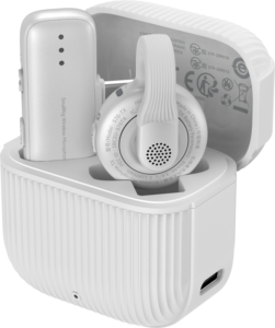 SMALLRIG 5719 S70-C1 Wireless Microphone with USB-C Adapter for Phones White