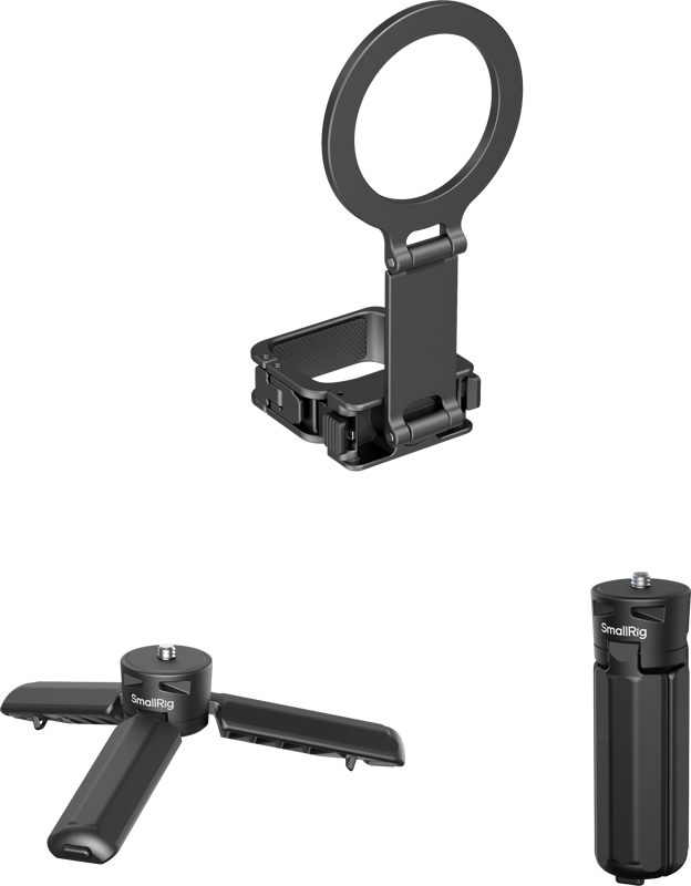 SMALLRIG 6864 Lightweight Vlog Cage Kit for DJI Osmo Pocket 4P / 4 / 3, Xtra Muse