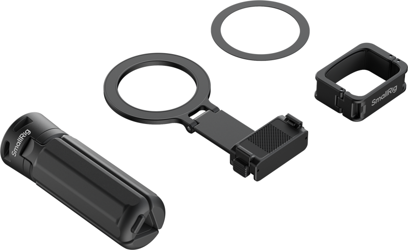 SMALLRIG 6864 Lightweight Vlog Cage Kit for DJI Osmo Pocket 4P / 4 / 3, Xtra Muse