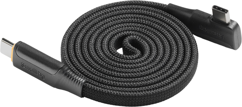 SMALLRIG 5612 USB-C Self-Coiling Charging Cable (100cm, 100W)