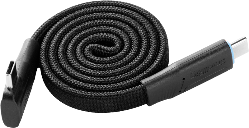 SMALLRIG 5615 USB-C Self-Coiling Data Cable (USB 3.2 Gen2x2 & 60cm, 240W)